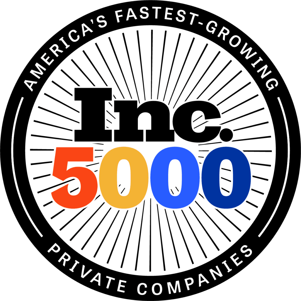 Inc 5000 America's Fastest Growing Private Companies 2023 Color Medallion Logo